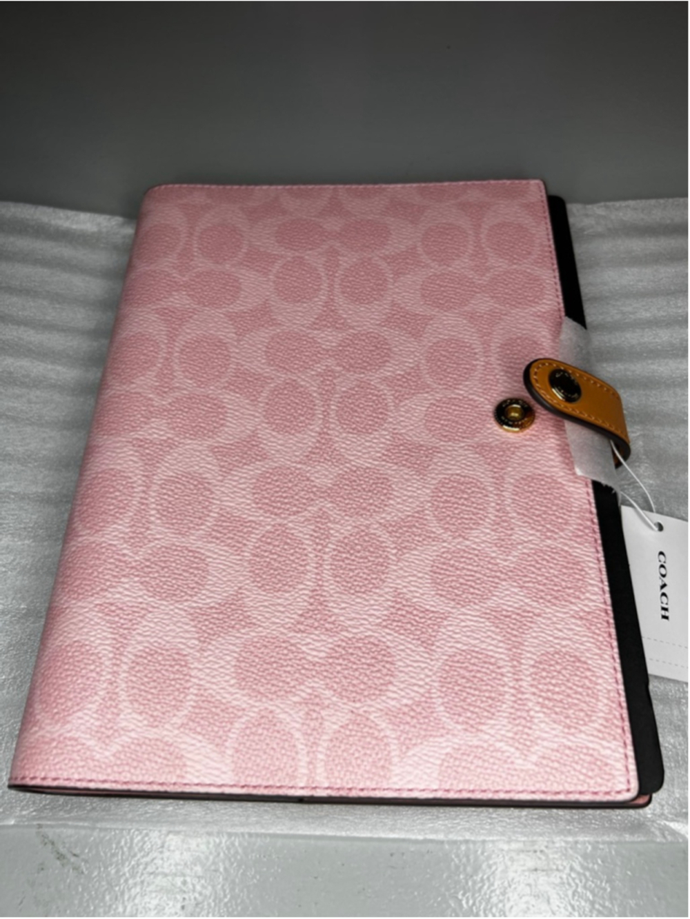 Coach Powder Pink Notebook - Picture 1 of 5